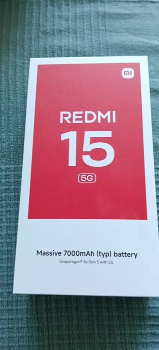 Redmi 15 5G, 8GB RAM, 256GB stocare, verde, stare exceptionala