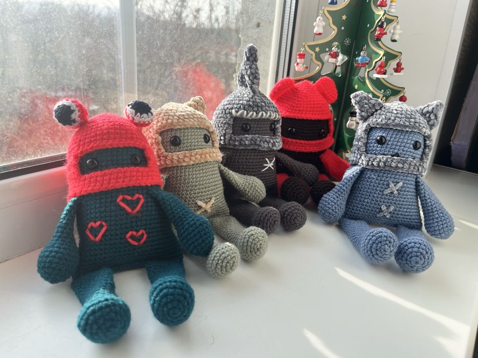Вязаные игрушки Handmade