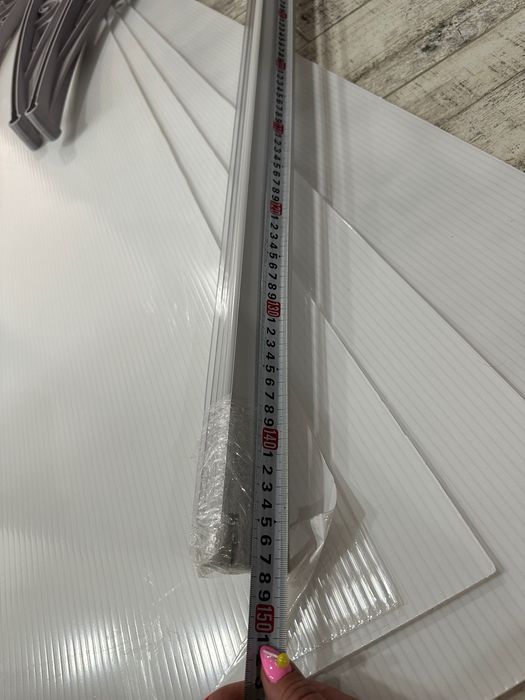 2 бр. Козирка / стряха / Навес поликарбонат 300 х 100 см