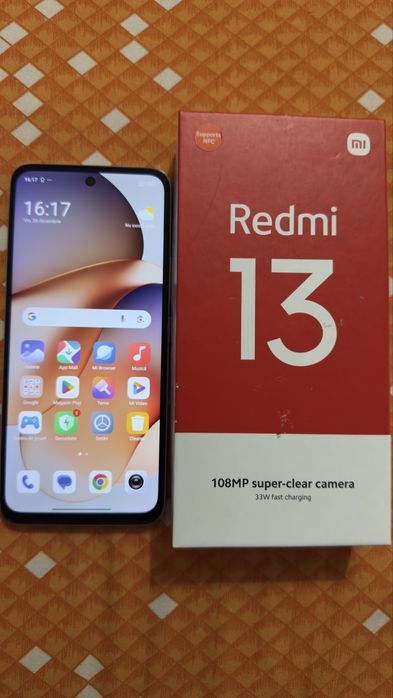 Telefon mobil Xiaomi Redmi 13, 8GB RAM, 256GB, Pink