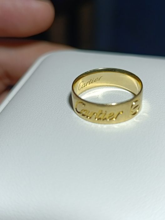 Золотое кольцо, Итальянская изделия, Cartier, проба 585, вес 3,2 р 17,