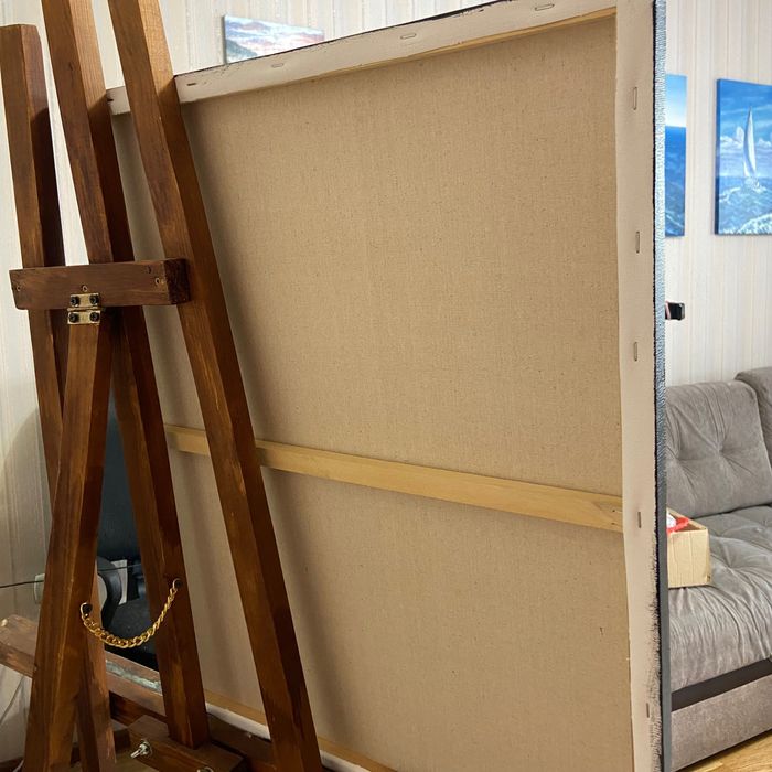 Картина  маслом цветы