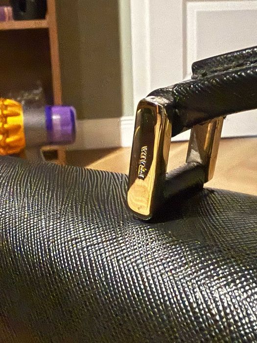 Geantă Business/Servietă PRADA Originală Piele Saffiano