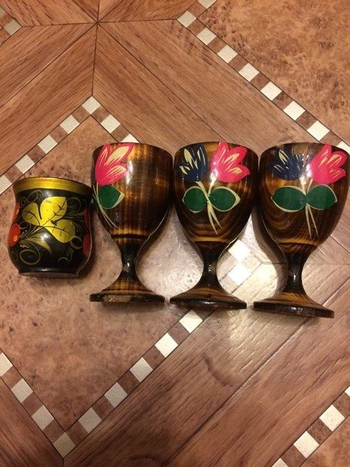 Хохлома-рюмки