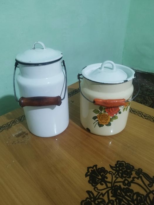 Советские эмалированные посуды