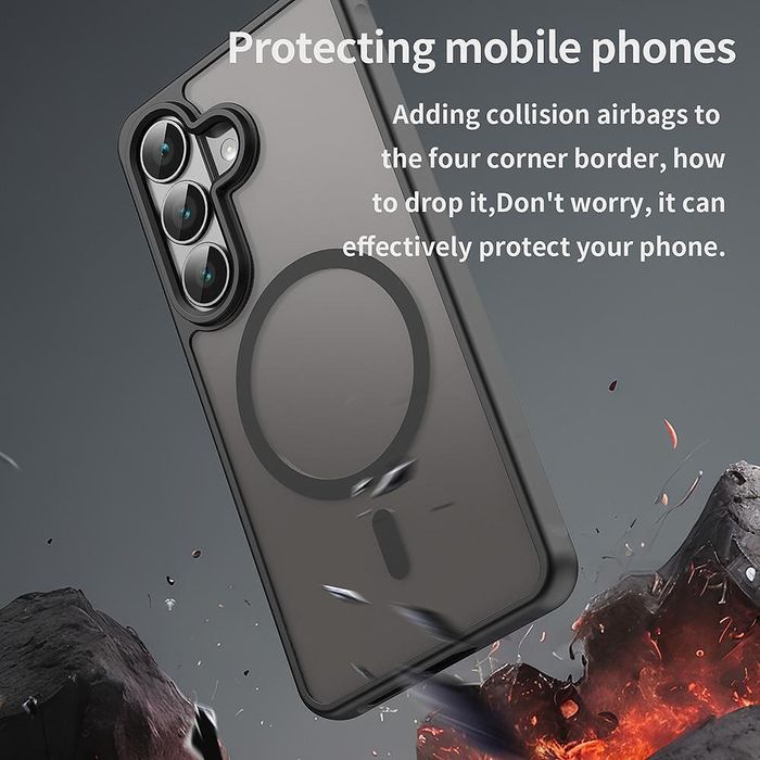 Techsuit halofrost ii magsafe за samsung galaxy s26 plus - black