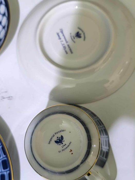 Руски порцелан сервиз за чай ИФЗ