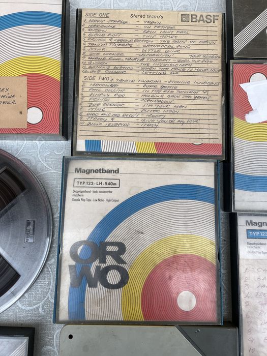 Lot benzi audio cu muzica disco anii ‘80, Elvis etc
