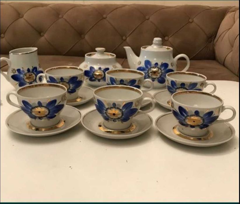 Немецкий чайный сервиз Роза 1939г ВАЙМЕР 500 $