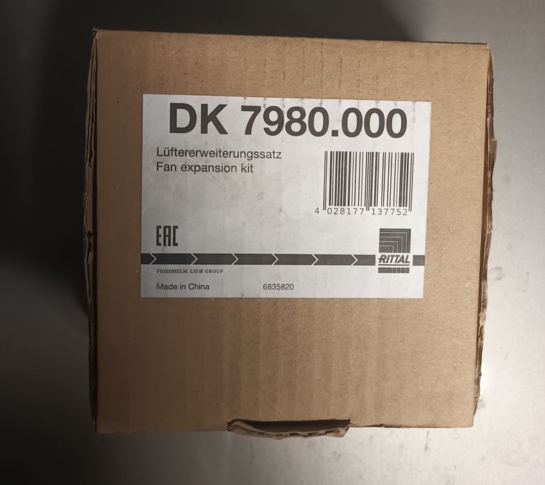 Метален аксиален вентилатор rittal dk7980