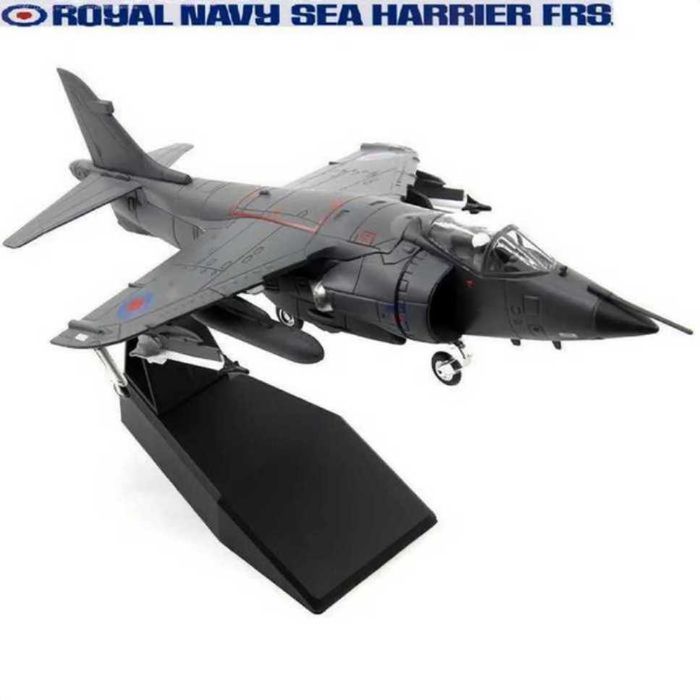 Macheta avion metalica Harrier FRS Royal Navy Sea scara 1:72 20cm