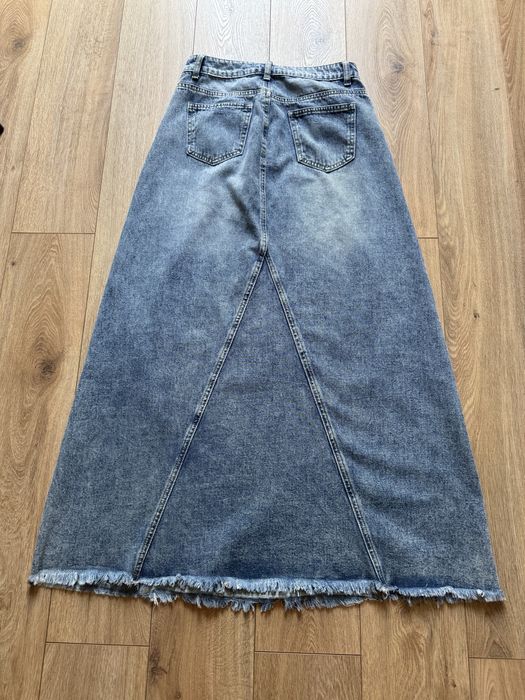 Дънкова пола дълга