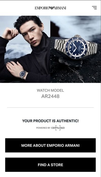 Ceas Emporio Armani Classici - Ar 2448