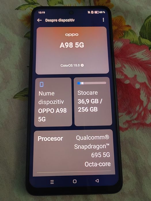 Oppo a 98 256/8gb vind(redmi 14 pro sau honor 7 lite) /schimb