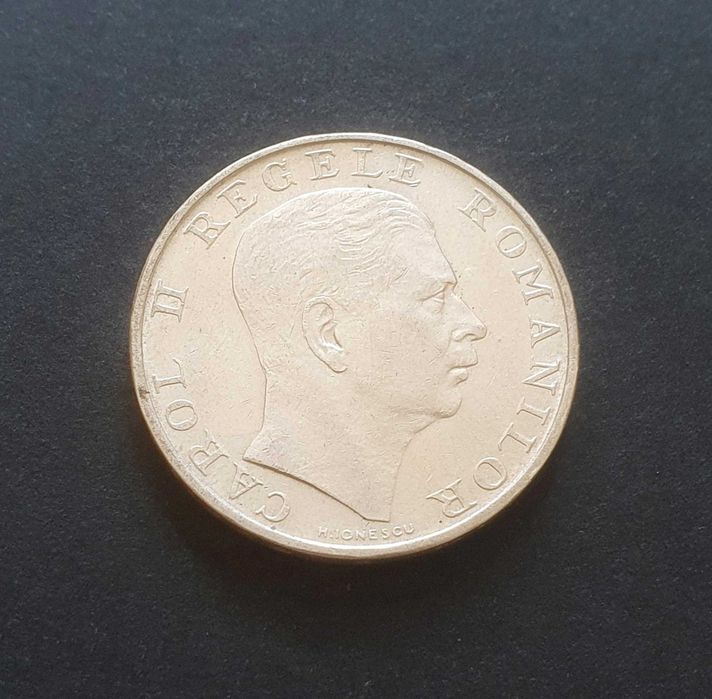 Monede 250 lei 1939, argint, Regele Carol.