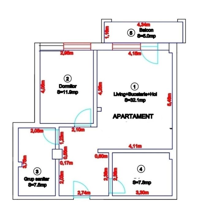 Apartament frumos în Green Residence