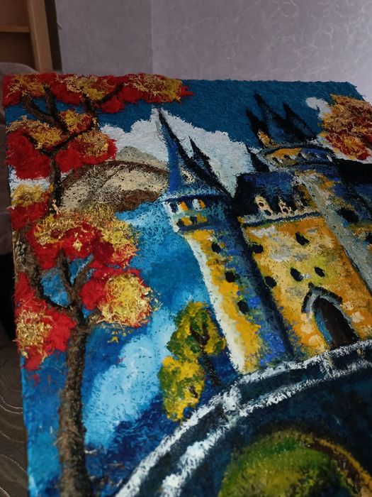 Картина из нитей