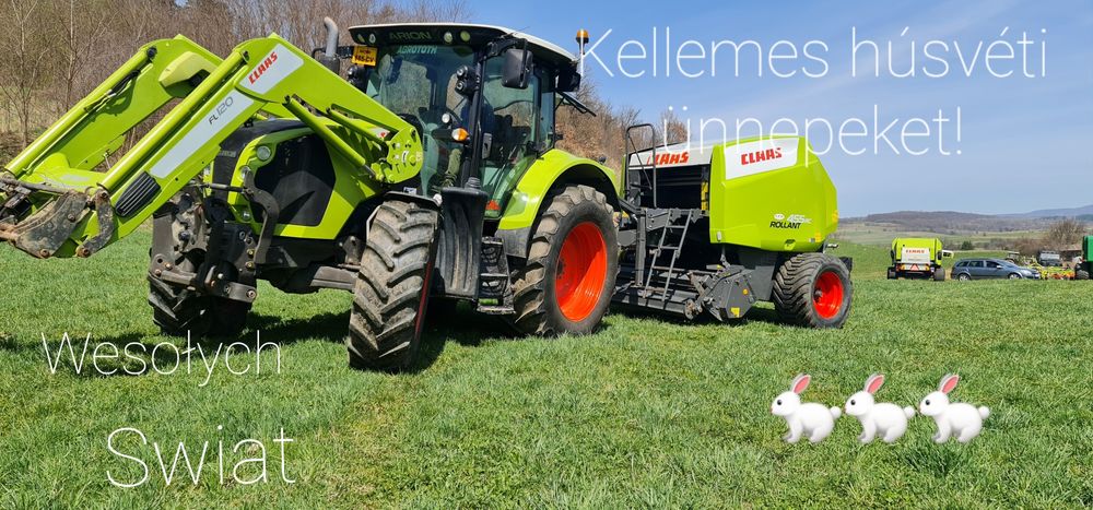 Balotiera Claas Rollant 455 RC