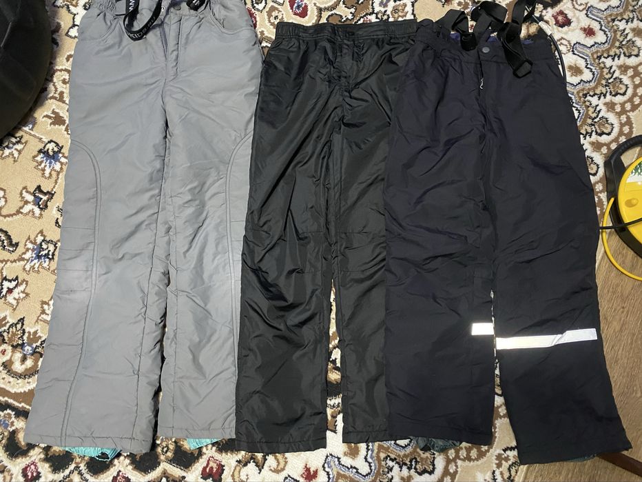 Зимние штаны, полукомбезы на 9-10 лет