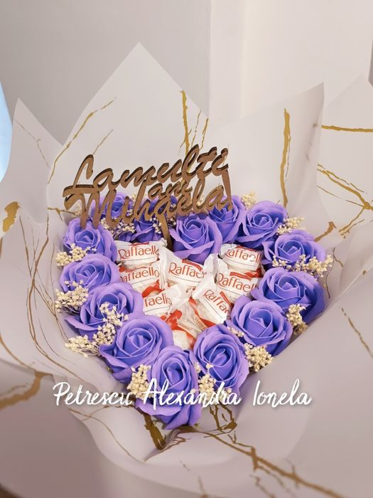 Buchete trandafiri sapun