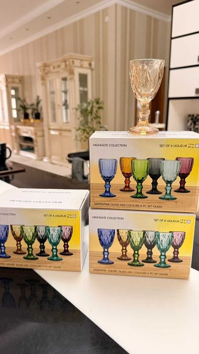 Набор бокалов Glassware,продаю 3 коробки