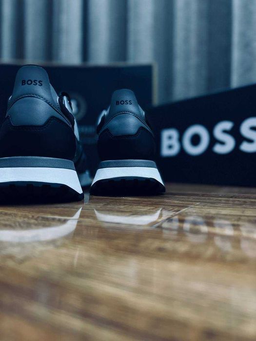 BOSS мужские кроссовки цвет серый РАЗМЕР 41,44,45