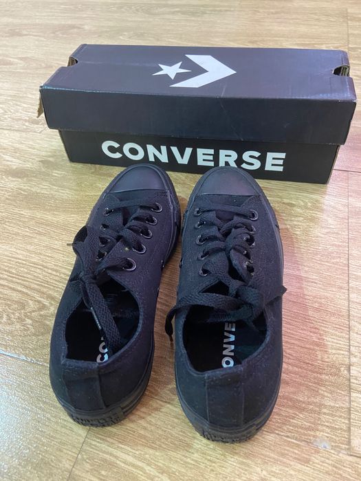Черные кеды Converse