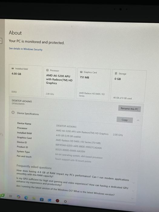 Vand All in one Samsung