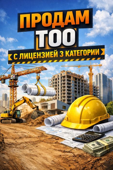 Продам строительное тоо