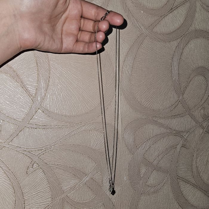 Серьги цепочка серебро
