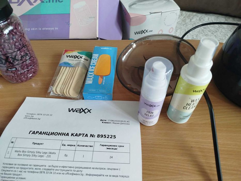 WAXX BOX- комплект за епилация с кола маска