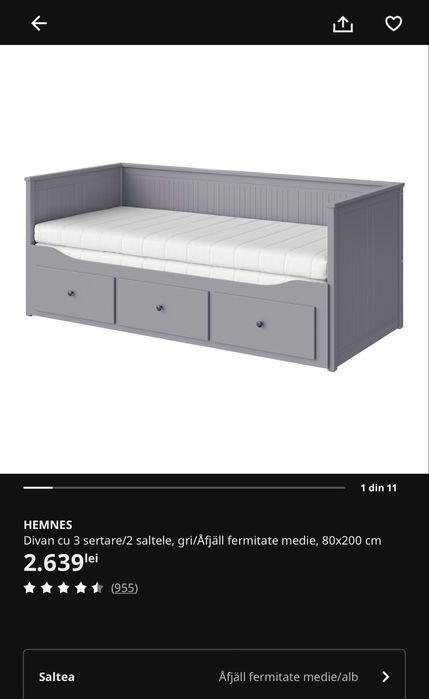 Pat Divan Ikea - stare impecabila