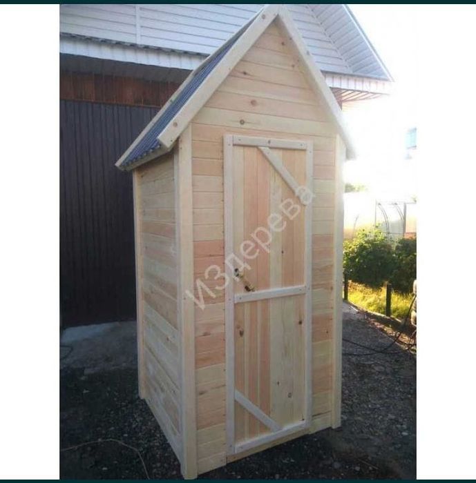 Уличный Деревянный туалет