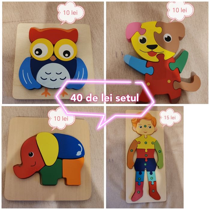 Puzzle bebe 1-3 ani