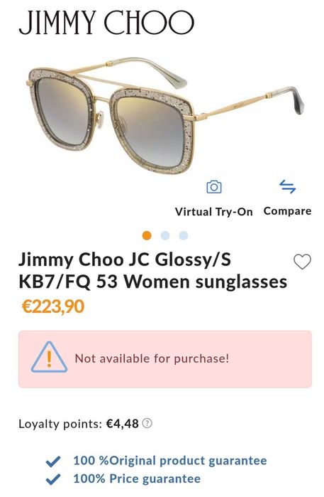 Jimmy Choo women sunglasses 135€