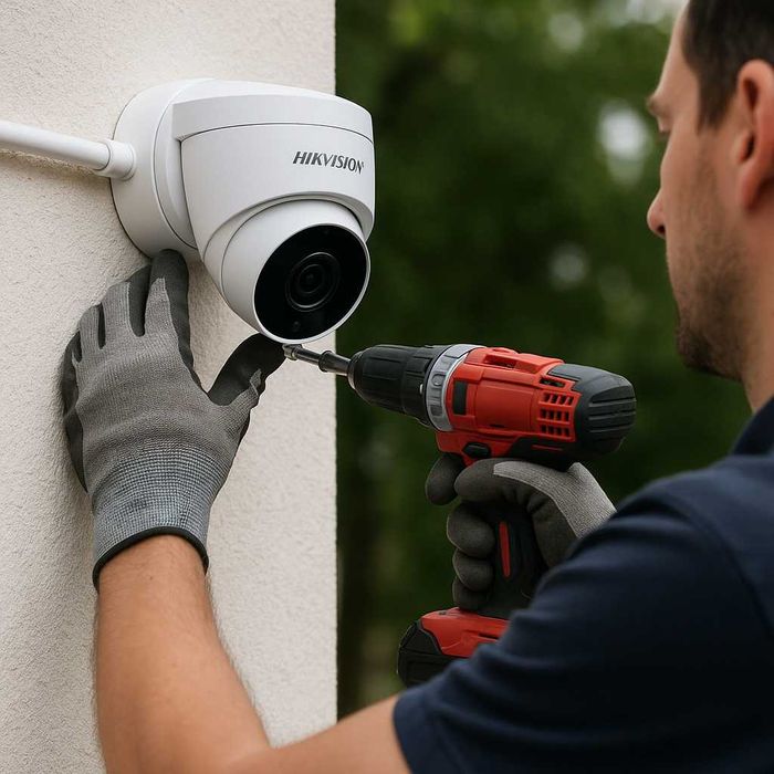 Установка систем видеонаблюдения и безопасности HIKVISION