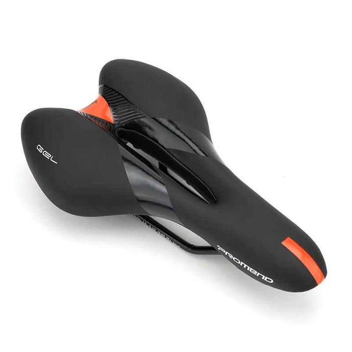 Гелова седалка за велосипед PROMEND SD-567, PU покритие, Анатомична