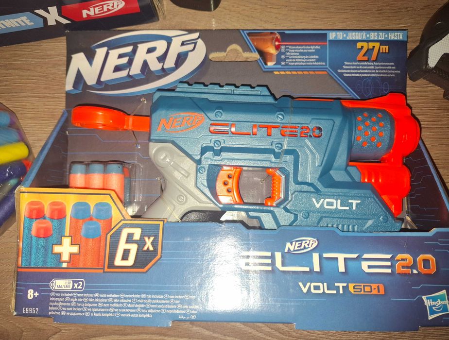 NERF Бластер детско пластмасово оръжие/играчка/ 3бр.+стрелички