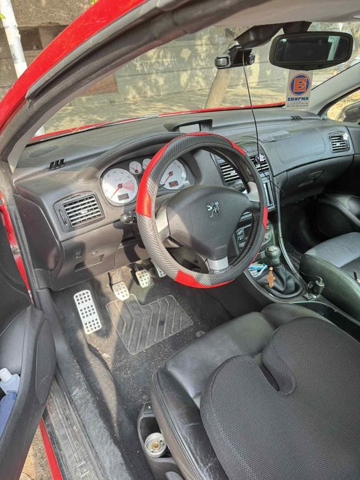 Пежо 307 CC кабрио червен