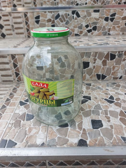 3 литрли резвали банка