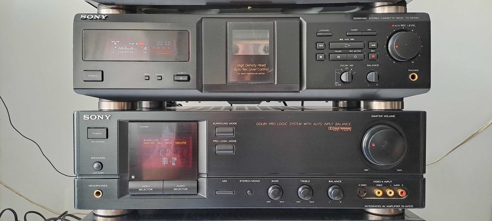Sony Amplificator Japan Pickup Deck CD Tuner Linie 5 Piese