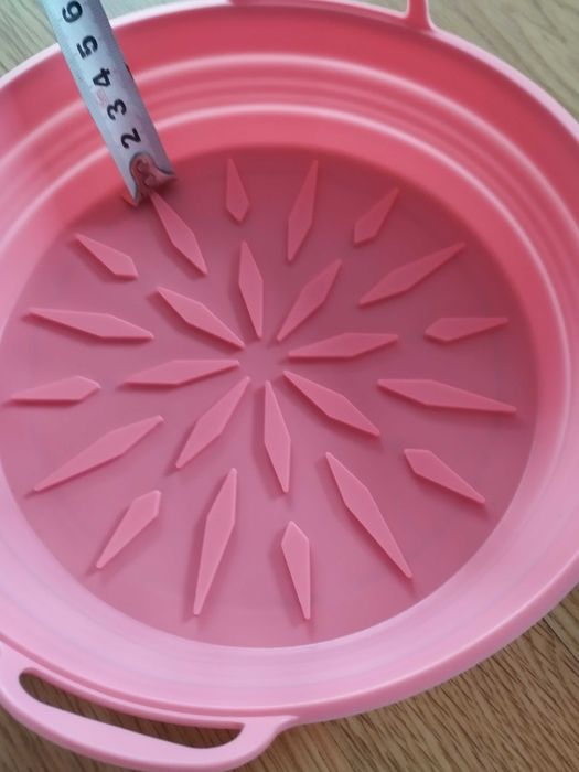 Нова силиконова тавичка за еър фрайър, сгъваема