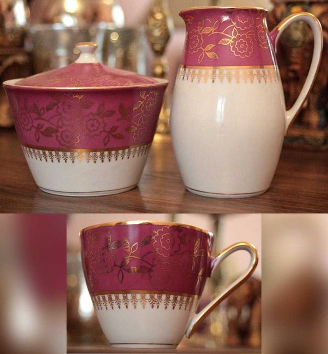 На добор от чешского кофейного сервиза (цена за всё). Новые.