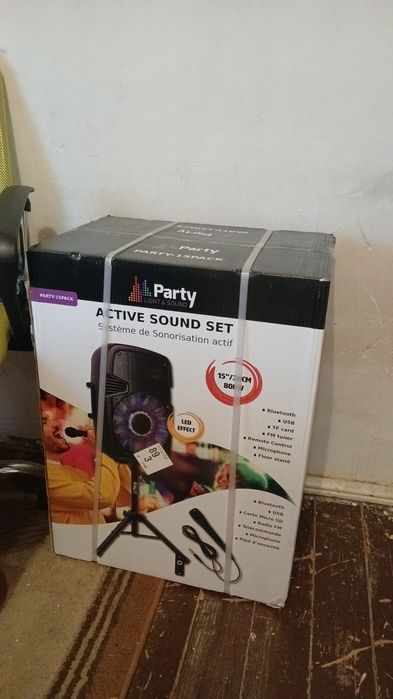 Boxa Party 15Pack cu microfon karaoke