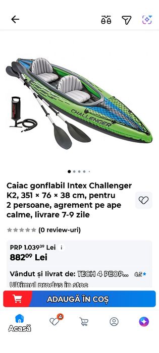 Caiac 2 persoane