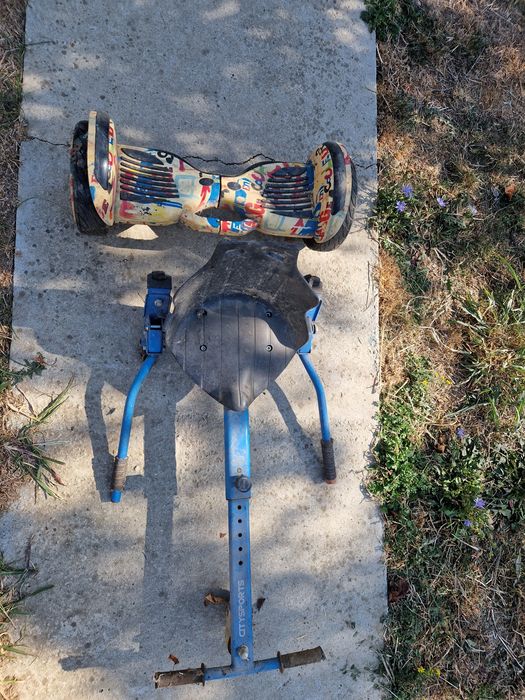 Vand hoverboard împreună cu kit kart