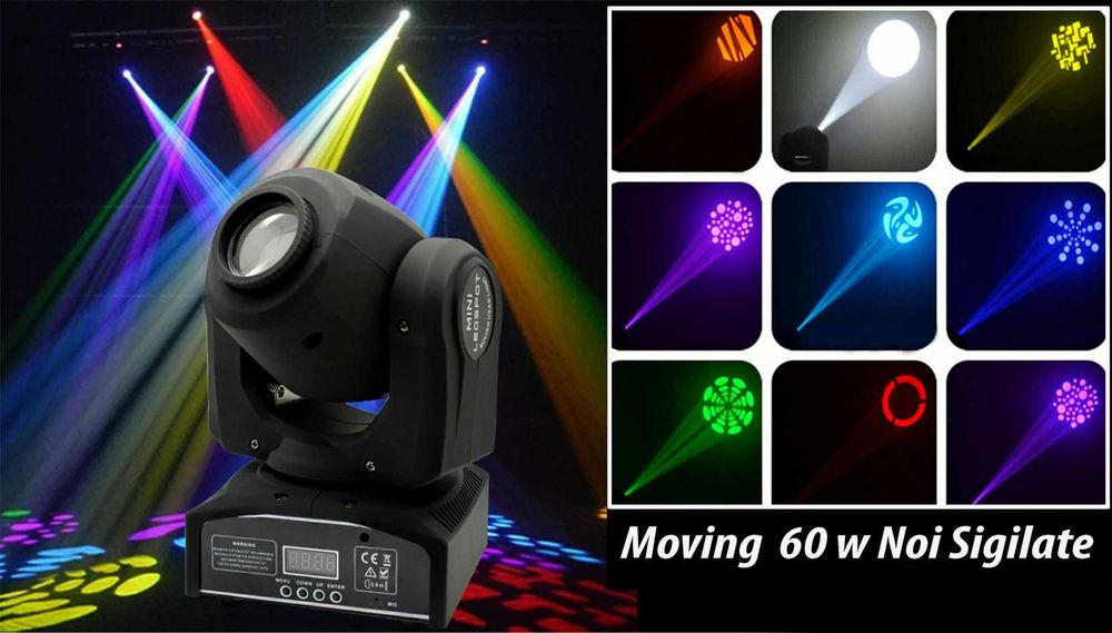 Moving Head Spot LED 60 W NOU