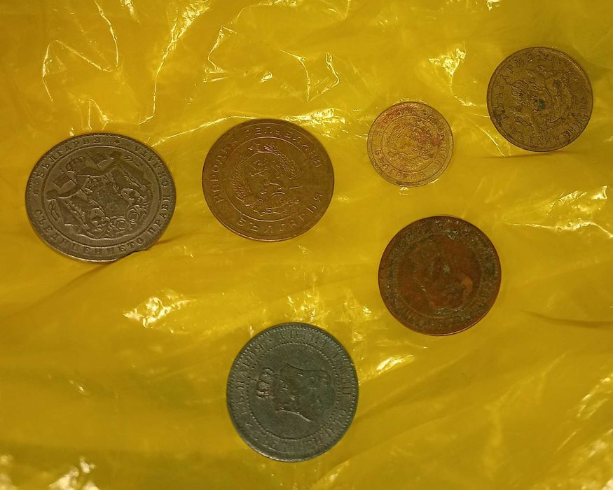 Лот 6 монети - 2Ст 1901, 2Ст 1912, 2Лв 1925, 50Ст 1937, 1 и 5Ст 1951
