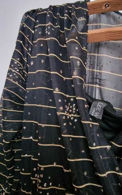 Двойное нарядное платье с поясом