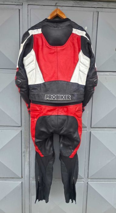 Кожен мото екип Probiker номер 56 на две части